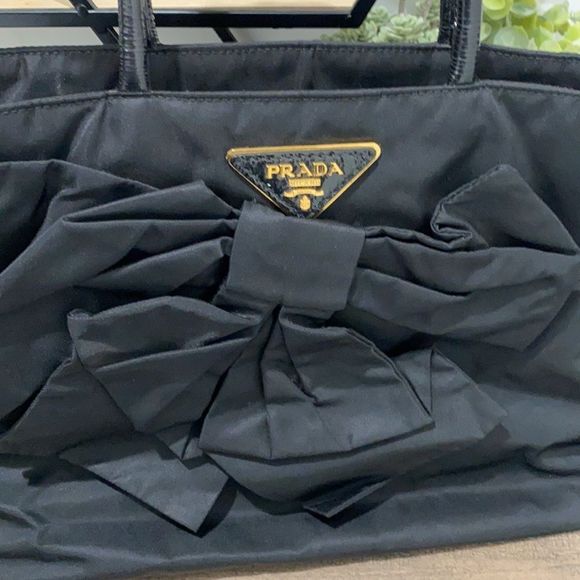 PRADA Tessuto Bow Tote bag - Picture 4 of 15